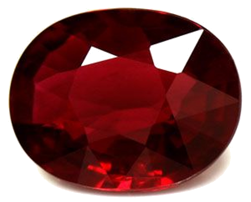 2.22 carat RED Oval Rubinas (1)