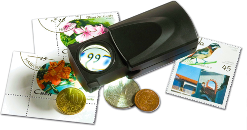 Retractable 20x magnifying glass with LED (1)