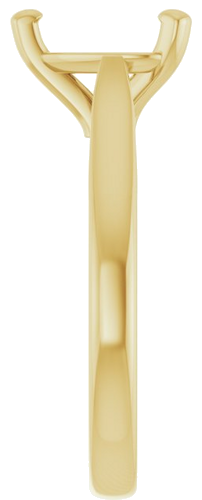 Sužadėtuvių Žiedas „Solitaire“ 585 Geltonojo Aukso Heart Shape 8mm (4)