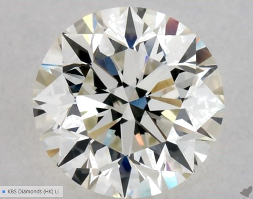 0.58 carat I-VVS1 Excellent cut Natūralus Round Deimantas (1)