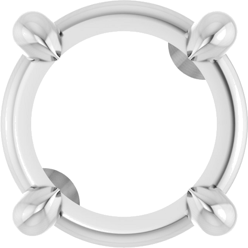 14K White 5.5 mm Round Pendant Mounting (1)