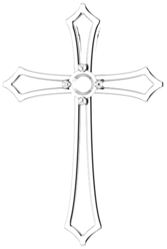 Pakabukas „Cross“ 925 Sidabro Round 3mm (1)