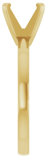 Sužadėtuvių Žiedas „Solitaire“ 585 Geltonojo Aukso Round 7.6mm (4)