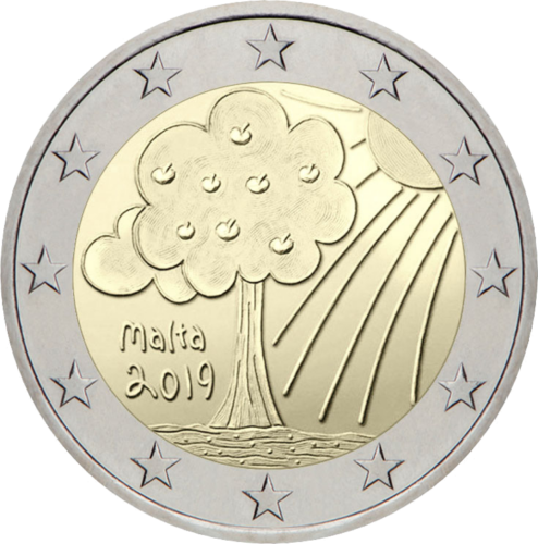 2019 Мальта Природа и окружающая среда монета 2 евро (1)