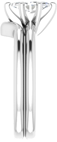 14K White  8x4 mm Marquise Solitaire Engagement Ring Mounting (9)