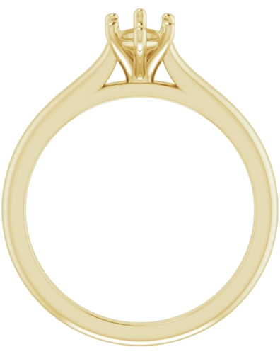 14K Yellow 9x4.5 mm Marquise Solitaire Engagement Ring Mounting (2)