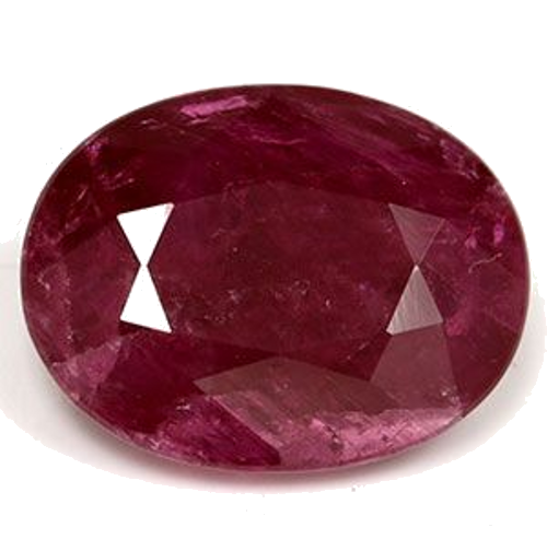 7.97 carat RED Oval Rubinas (1)