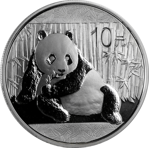 2015 Panda China 10 Yuan 1 oz silver coin (1)