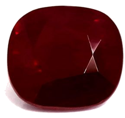 1.6 carat RED Cushion Rubinas (1)