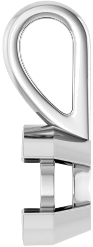 14K White 6 mm Round Pendant Mounting (3)
