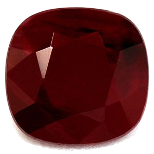 1.08 carat RED Cushion Rubinas (1)