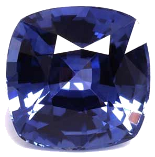 3.04 carat BLUE Cushion Safyras (1)