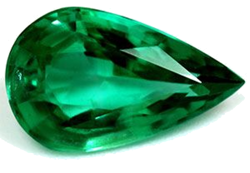 1.86 carat GREEN Pear Smaragdas (1)