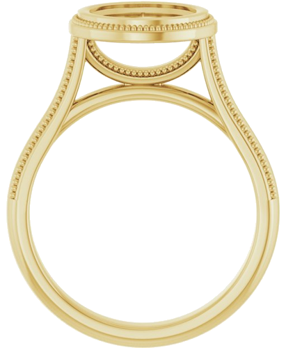 Sužadėtuvių Žiedas „Solitaire“ 585 Geltonojo Aukso Round 8.2mm (2)