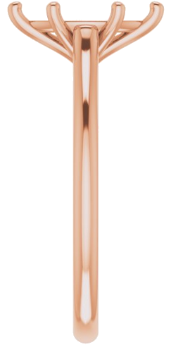 14K Rose 10x5 mm Marquise Solitaire Engagement Ring Mounting (4)