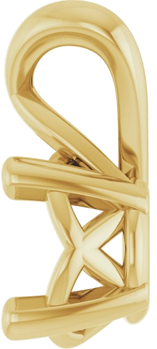 Pakabukas „Solitaire“ 585 Geltonojo Aukso Round 5mm (3)