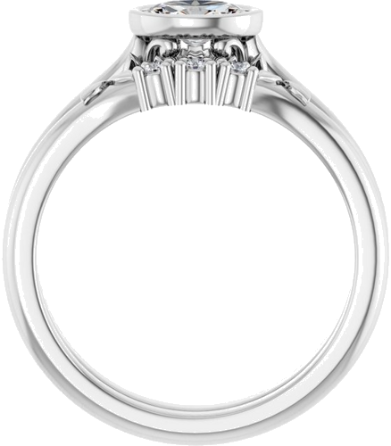 Sterling Silver 6x4 mm Oval Solitaire Engagement Ring Mounting (7)