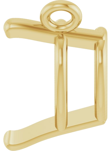 Pakabukas „Heart“ 585 Geltonojo Aukso Heart Shape 5.5mm (3)