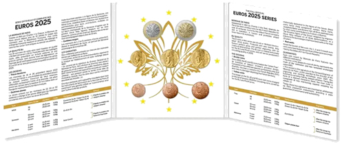 2025 Франция комплект BU евро монети (4)