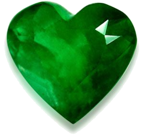 2.06 carat GREEN Heart Smaragdas (1)