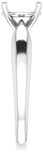 Sužadėtuvių Žiedas „Solitaire“ 585 Baltojo Aukso Round 7.4mm (4)