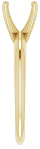 Sužadėtuvių Žiedas „Solitaire“ 585 Geltonojo Aukso Round 7.3mm x 7.7mm (4)