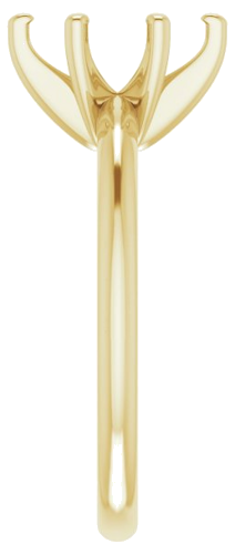 14K Yellow  9x4.5 mm Marquise Solitaire Engagement Ring Mounting (4)