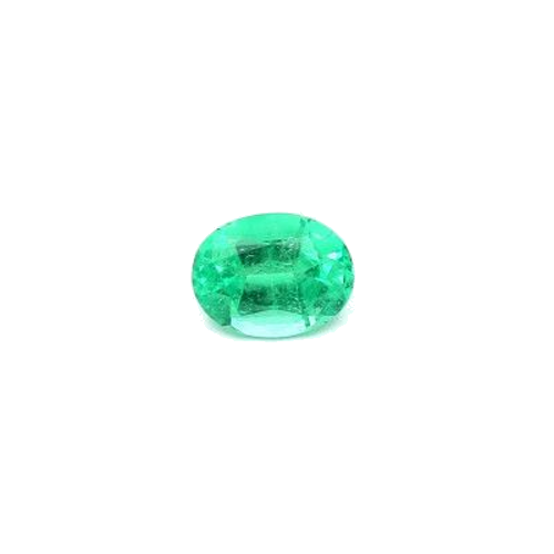 0.58 carat GREEN BRILLIANTSTEP cut Oval Smaragdas (1)