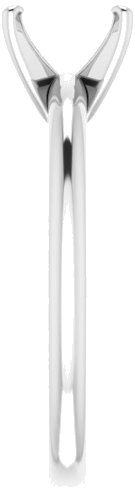 Sužadėtuvių Žiedas „Solitaire“ 950 Platinos Emerald 6mm x 4mm (4)