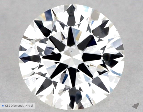 0.5 carat G-VS1 Excellent cut Natūralus Round Deimantas (1)