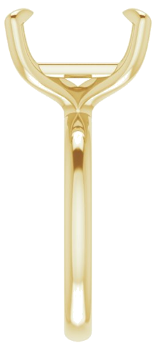 Sužadėtuvių Žiedas „Solitaire“ 585 Geltonojo Aukso Emerald 12mm x 10mm (4)