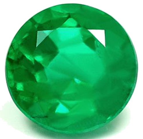 1.37 carat GREEN Round Smaragdas (1)