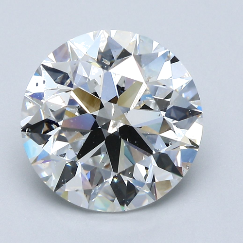 5.01 carat E-SI2 Excellent cut Natūralus Round Deimantas (1)