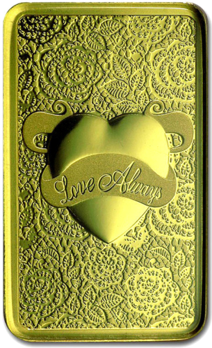 5 г. Инвестиционна златна плочка Love Always PAMP (1)