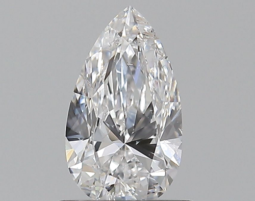 0.7 carat D-SI2 Natūralus Pear Deimantas (1)
