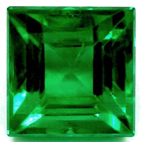 1.22 carat GREEN Square Smaragdas (1)