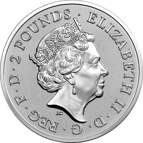 1 oz Королевский герб (Royal Arms) 2019 Великобритания серебряная монета (2)