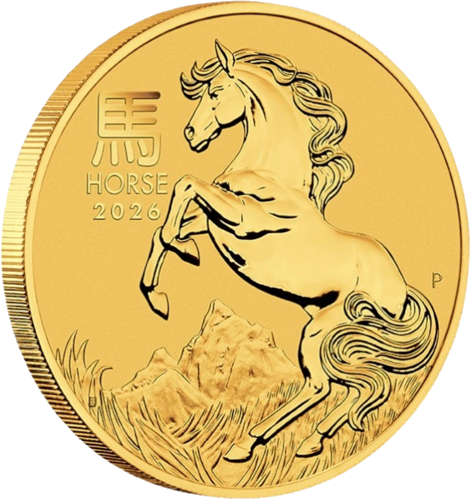 1 oz Zirga gads 2026 (Lunar III) Austrālija zelta monēta (3)