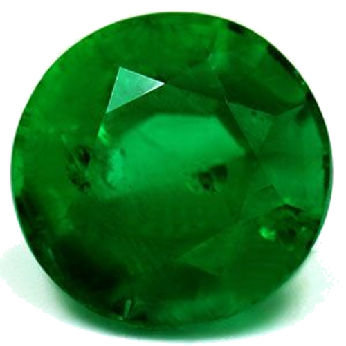 2.95 carat GREEN Round Smaragdas (1)