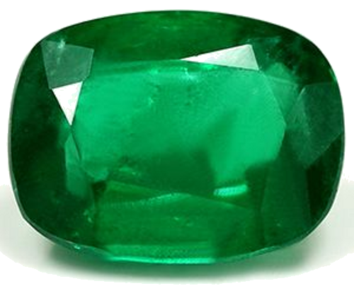2.72 carat GREEN Cushion Smaragdas (1)