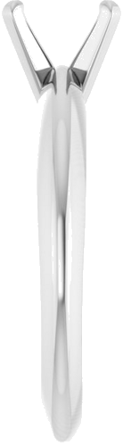 Sužadėtuvių Žiedas „Heavy Solitaire“ 585 Baltojo Aukso Emerald 5.5mm x 3.6mm (4)