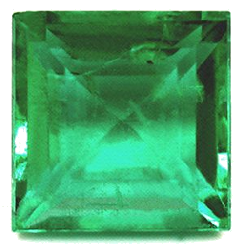 1.32 carat GREEN Square Smaragdas (1)