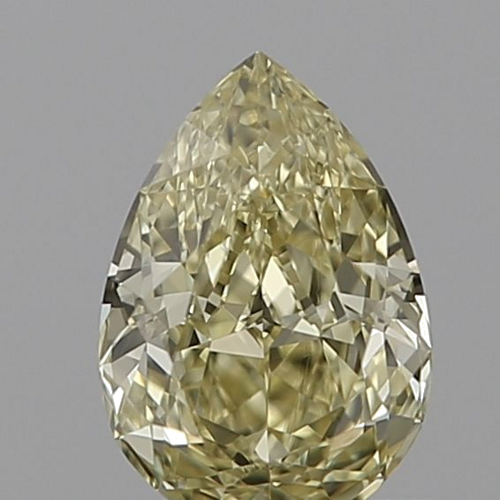 0.51 carat Fancy Intense Yellow-VVS1 Natūralus Pear Deimantas (1)