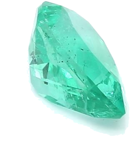1.63 carat GREEN BRILLIANTFANCY cut Pear Smaragdas (1)
