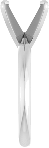 Sužadėtuvių Žiedas „Solitaire“ 950 Platinos Round 10mm (4)