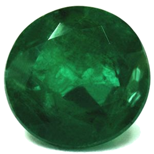 3.31 carat GREEN Round Smaragdas (1)