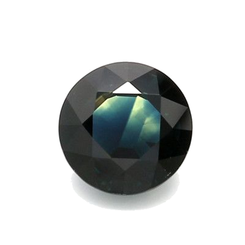 2.41 carat BLUE BRILLIANTSTEP cut Round Safyras (1)