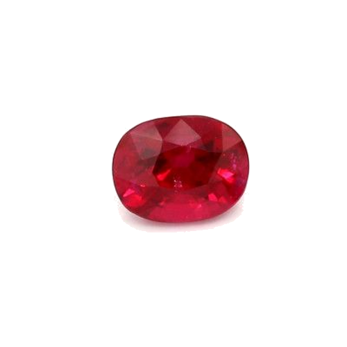 1.01 carat RED BRILLIANTSTEP cut Oval Rubinas (1)