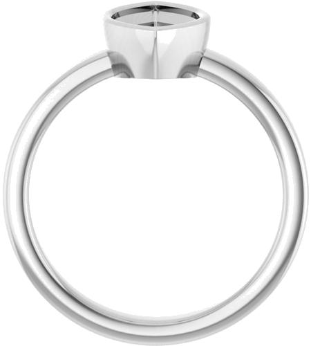 Sužadėtuvių Žiedas „Solitaire“ 585 Baltojo Aukso Marquise 12mm x 6mm (2)