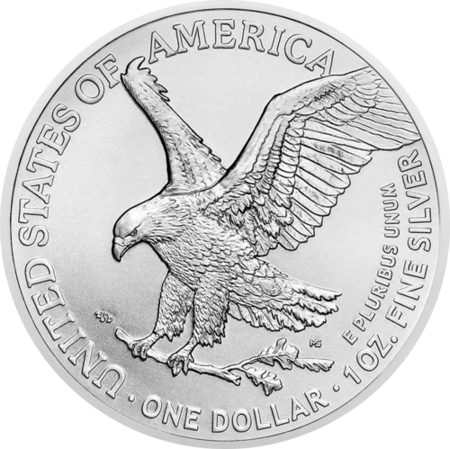1 oz Американский Орел 2024 серебряная монета (2)